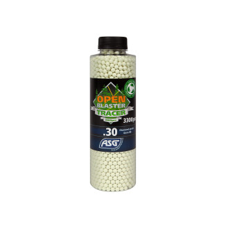 ASG BIO Open Blaster Tracer BBs 0.30g, 3300 BBs - Green (Tracer)