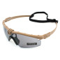 NUPROL Safety Glasses BATTLE PRO'S, Smoked Lens - Tan NUPROL Safety Glasses BATTLE PRO'S, Smoked Lens - Tan