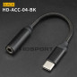 WST USB-C Adapter for 3.5mm Jack – Black WST USB-C Adapter for 3.5mm Jack – Black