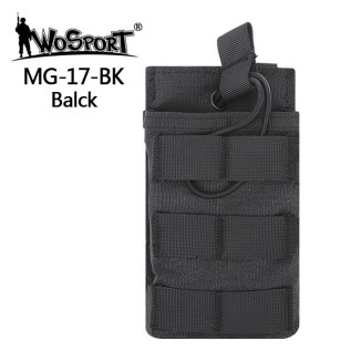WoSporT Open MOLLE Pouch for G36 Airsoft Magazine – Black | ANAREUS
