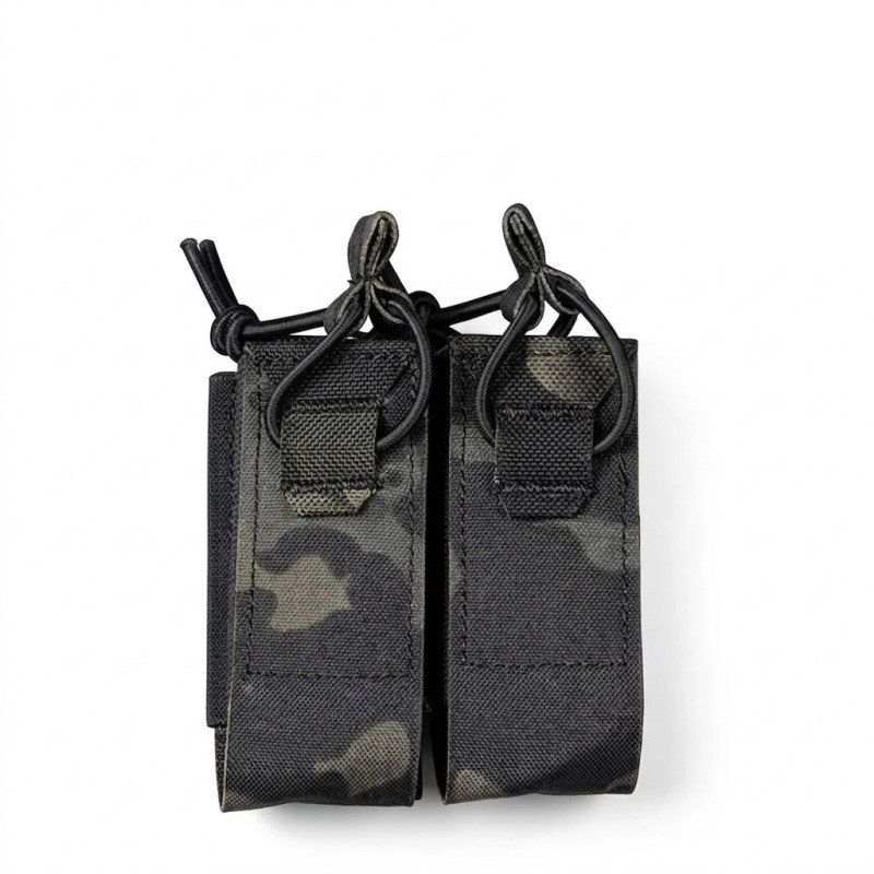 WoSporT DPMP MOLLE Double Pistol Magazine Pouch – Multicam Black WoSporT DPMP MOLLE Double Pistol Magazine Pouch – Multicam Black
