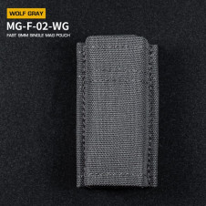 WoSporT FAST Type 9mm Pistol Magazine MOLLE Pouch – Grey
