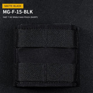 WoSporT FAST Type 7.62 (DMR) Magazine MOLLE Pouch – Black| ANAREUS