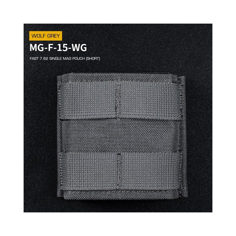 WoSporT FAST Type 7.62 (DMR) Magazine MOLLE Pouch – Grey | ANAREUS WoSporT FAST Type 7.62 (DMR) Magazine MOLLE Pouch – Grey | ANAREUS