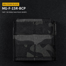 WoSporT FAST Type 7.62 (DMR) Magazine MOLLE Pouch – Multicam Black