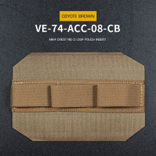 WoSporT MK4 mellkasheveder 40 mm-es gránátokhoz, három rekeszes – Coyote | ANAREUS