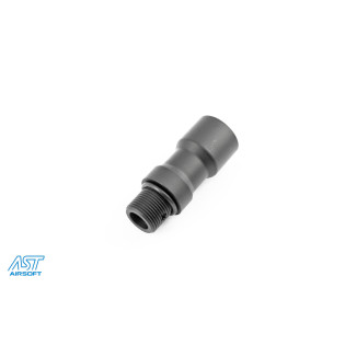 ML CNC Aluminum Outer Barrel Extension, 2" (50 mm) - Black