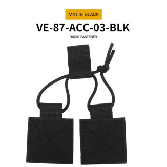 WoSporT VELCRO Fastener with Pull Tab – Black | ANAREUS