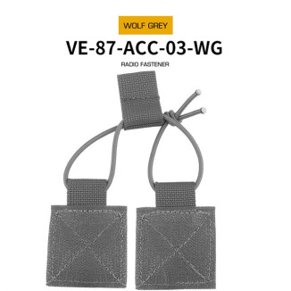 WoSporT VELCRO Fastener with Pull Tab – Grey | ANAREUS
