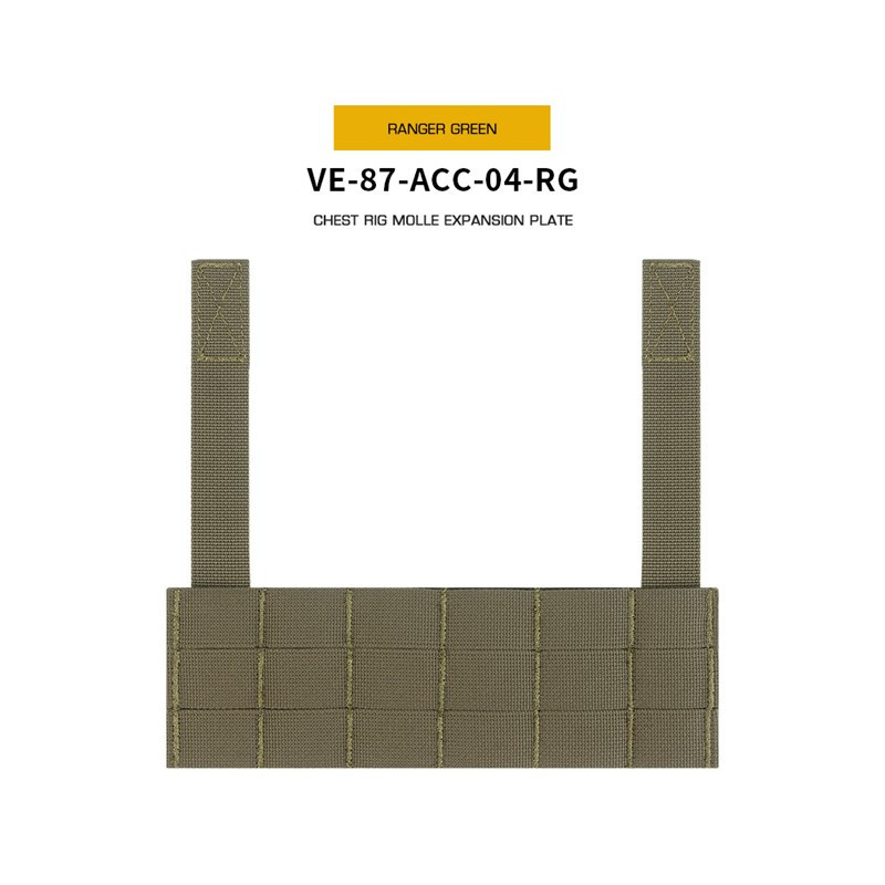 WST Chest Rig MOLLE Expansion Panel – Ranger Green
