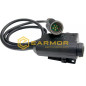 EARMOR M52 katonai változat PTT, NATO 6-tűs csatlakozó