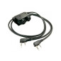 EARMOR M56 DUALCOMM PTT, Kenwood / Baofeng 2-pin Connector