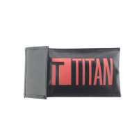 TITAN Safety Fireproof Bag for Batteries, 24.5x10.5 cm - Black
