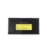 TITAN Safety Fireproof Bag for Batteries, 24.5x10.5 cm - Black