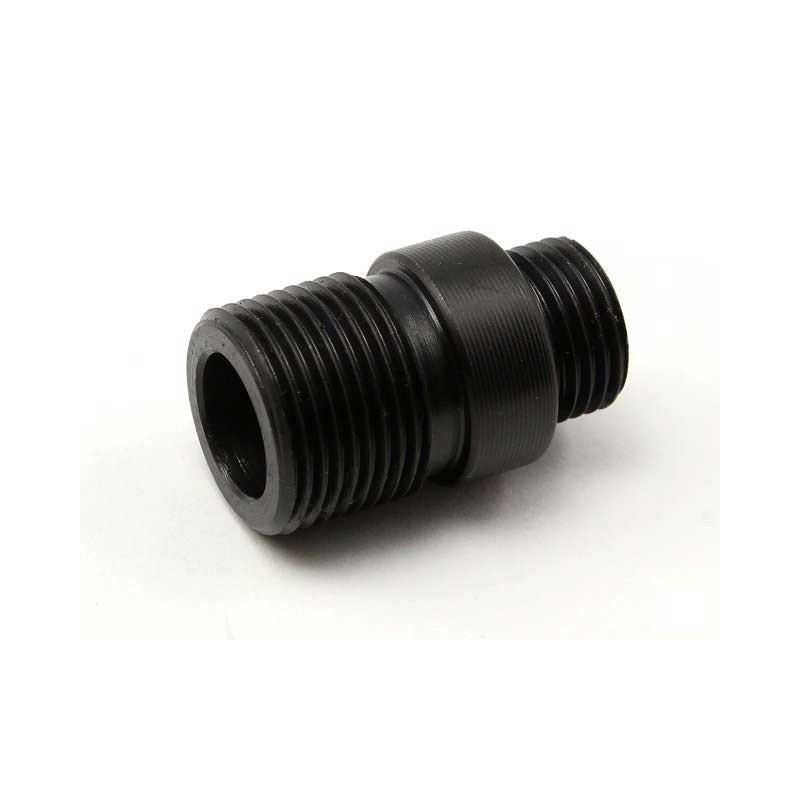 WE pistols silencer adaptor - short, black WE pistols silencer adaptor - short, black
