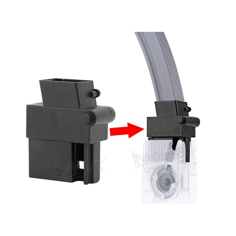 Lever Speedloader MP5 adapter – fekete