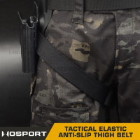 WST Tactical Elastic Anti-Slip Thigh Belt – Black
