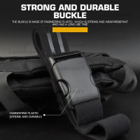 WST Tactical Elastic Anti-Slip Thigh Belt – Black
