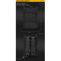 WoSporT TIGER M4 / AR15 (5,56) típusú tár MOLLE tok – Multicam
