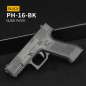 WST G-sorozatú pisztoly 3D PVC-felvarró – fekete