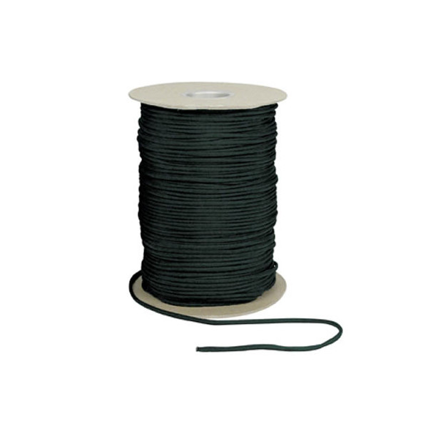 Nylon paracord zsinór tekercsen, 100 cm x 4 mm, fekete
