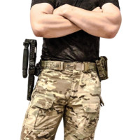CTM TAC Airsoft AAP-01 nyitott övtáska, jobbkezesek számára – fekete