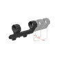 VO AR15 One-Piece Adjustable Extended Mount for 30mm Riflescope - Black VO AR15 One-Piece Adjustable Extended Mount for 30mm Riflescope - Black