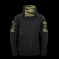 HELIKON ROGUE kapucnis pulóver (FullZip)® – Fekete/US Woodland