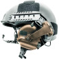 EARMOR M32X MOD4 Tactical Headset, M16C Mount for FAST / ARC - Coyote Brown