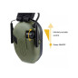 EARMOR M300A Electronic Hearing Protector - Black