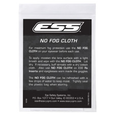 ESS NO FOG szemüvegtisztító kendő – fekete
