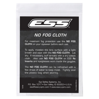 ESS NO FOG szemüvegtisztító kendő – fekete