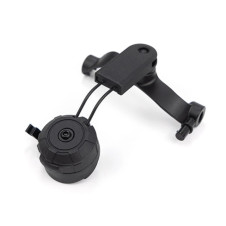 EARMOR M19C Helmet Adapters for M31/ M32 PLUS Headset, ARC Mount - Black