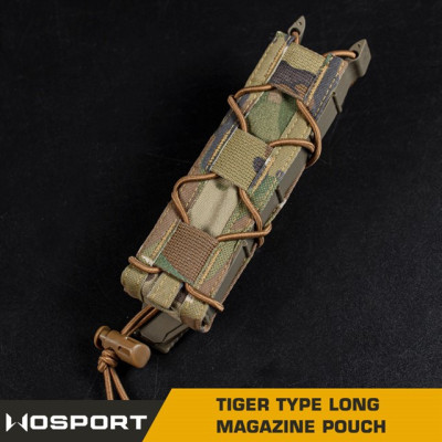 WST TIGER típusú SMG-tár MOLLE-táska – fekete