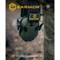 EARMOR M300X Electronic Hearing Protector - Green
