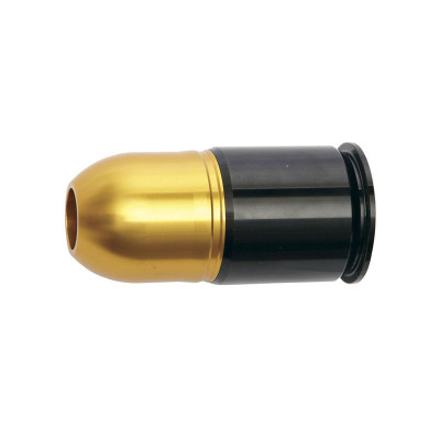 ASG 40 mm-es gázgránát 65 BB-hez / 2 paintball-golyóhoz – arany / fekete
