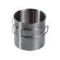 MIL-TEC Stainless Steel Mug with Folding Handle, 800 ml - Silver MIL-TEC Stainless Steel Mug with Folding Handle, 800 ml - Silver