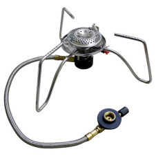 MIL-TEC Cooker with 3500W External Hose for Cartridge Screw - Silver