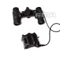 FMA PVS-31 NVG makett, világítás nélkül – fekete