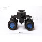 FMA PVS-31 NVG makett, világítás nélkül – fekete