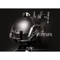 FMA PVS-31 NVG makett, világítás nélkül – fekete