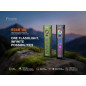 FENIX rechargeable EDC flashlight E08R UE – Black FENIX rechargeable EDC flashlight E08R UE – Black