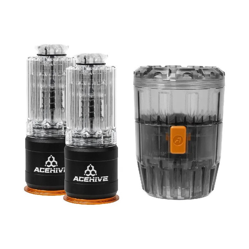 AceTech AceHive 40mm Gas Grenades, 80 BBs (2 pcs) and SPAWNER Loader AceTech AceHive 40mm Gas Grenades, 80 BBs (2 pcs) and SPAWNER Loader