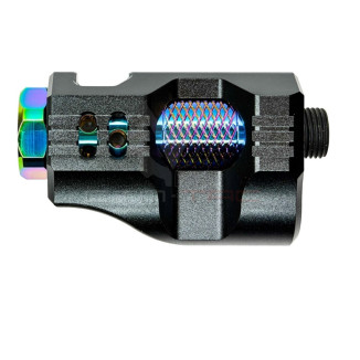 CTM Hi-Capa CNC Aluminum Compensator – Black / Electroplated Rainbow