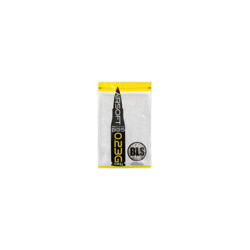 BLS PRECISION Airsoft-golyók 0,23 g, 4300 db (zsák) – fehér