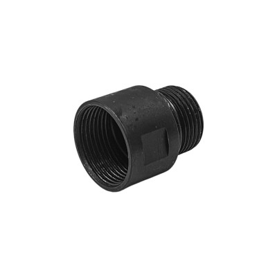 CTM MK23 / SSX23 menetes átmeneti csatlakozó (16 mm jobbra menőről 14 mm balra menőre) – fekete
