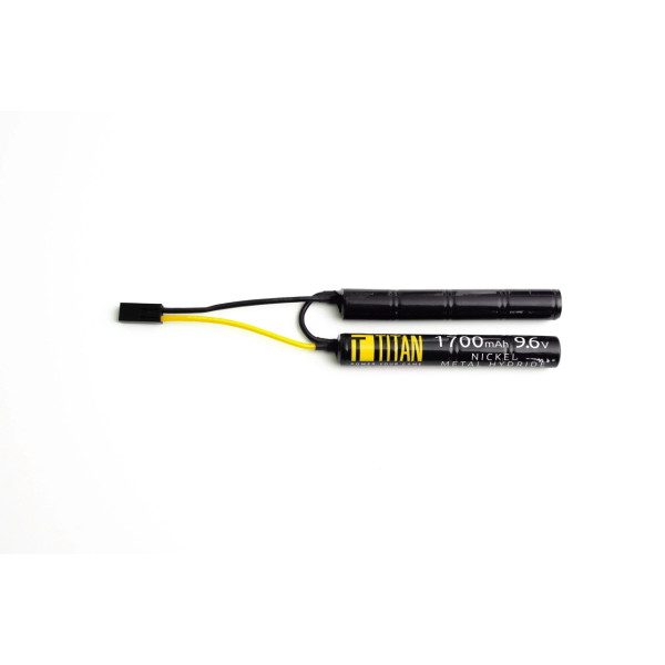 NiMH akkumulátor TITAN 9,6 V 1700 mAh, kicsi Tamiya – Nunchuk (kettős)