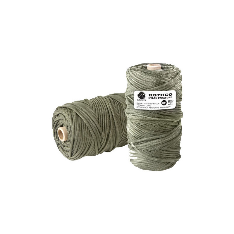 Nylon Paracord zsinór tekercsen, 100 cm x 4 mm, OD