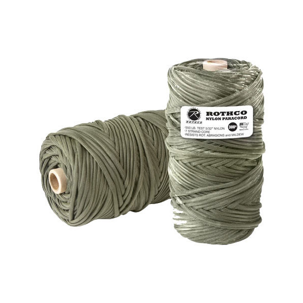 Nylon Paracord zsinór tekercsen, 100 cm x 4 mm, OD