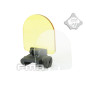 FMA Folding Protective Sight Lens Cove on RIS rail - Black FMA Folding Protective Sight Lens Cove on RIS rail - Black